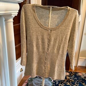 Elegant cashmere ‎ Button-Down Knit sweater - worn twice . Retail 158